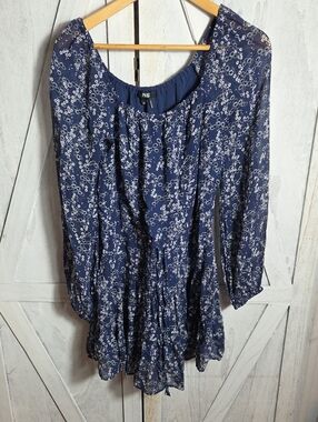 PAIGE 100% Silk Peasant Dress Size XS